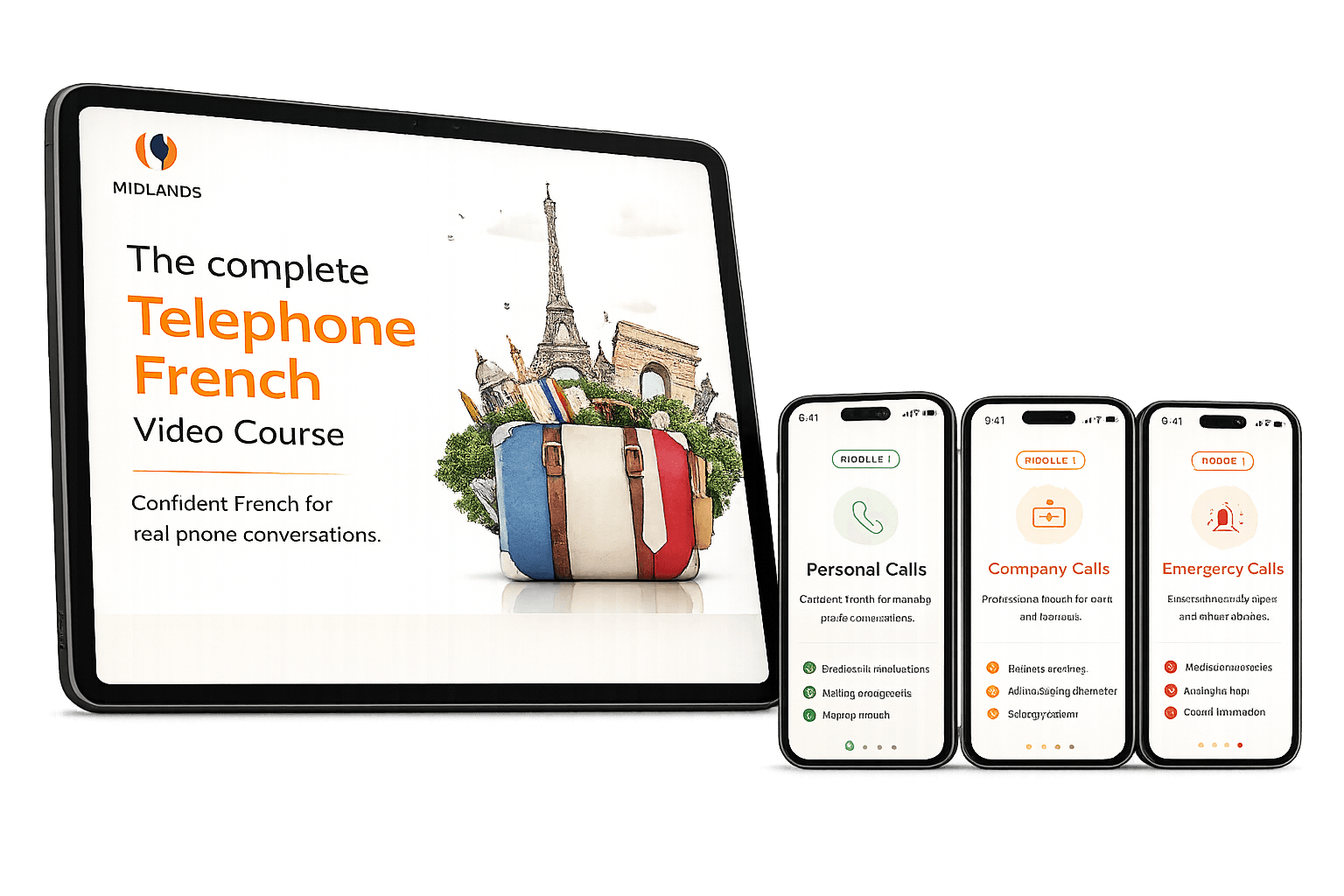 Telephone courses – French in the Midlands