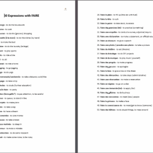 50 Expressions with FAIRE - FREE download