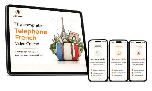 Complete Telephone French course mockup 2