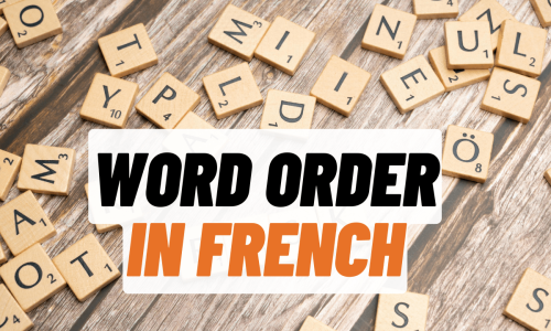 Word order in French
